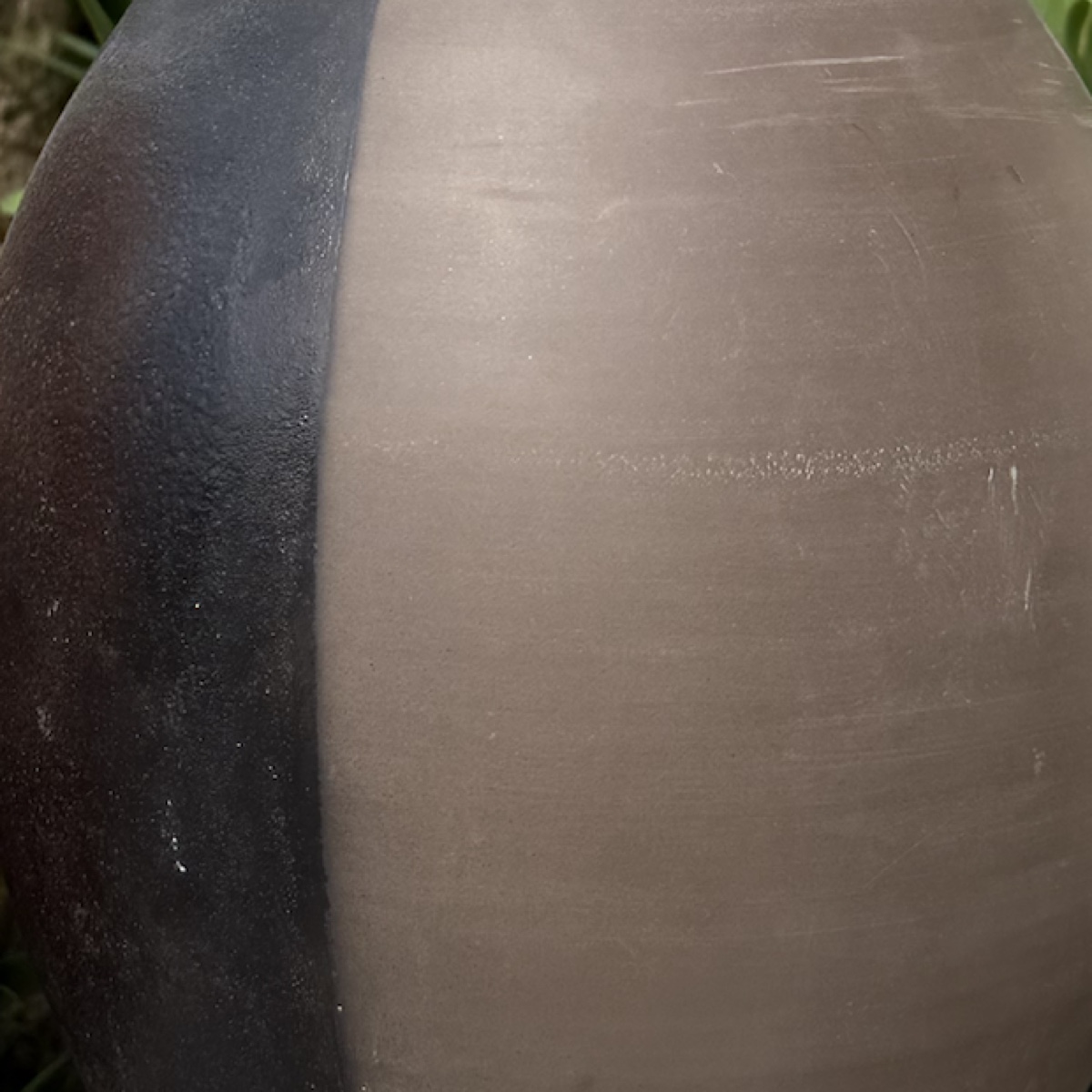 True FA151 earthenware material in extreme close-up